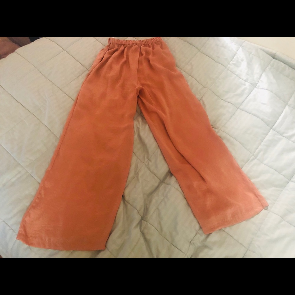 Missguided Silky Wide Leg Trousers